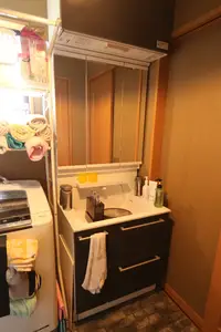 ハイグレードシステムバスと洗面化粧台